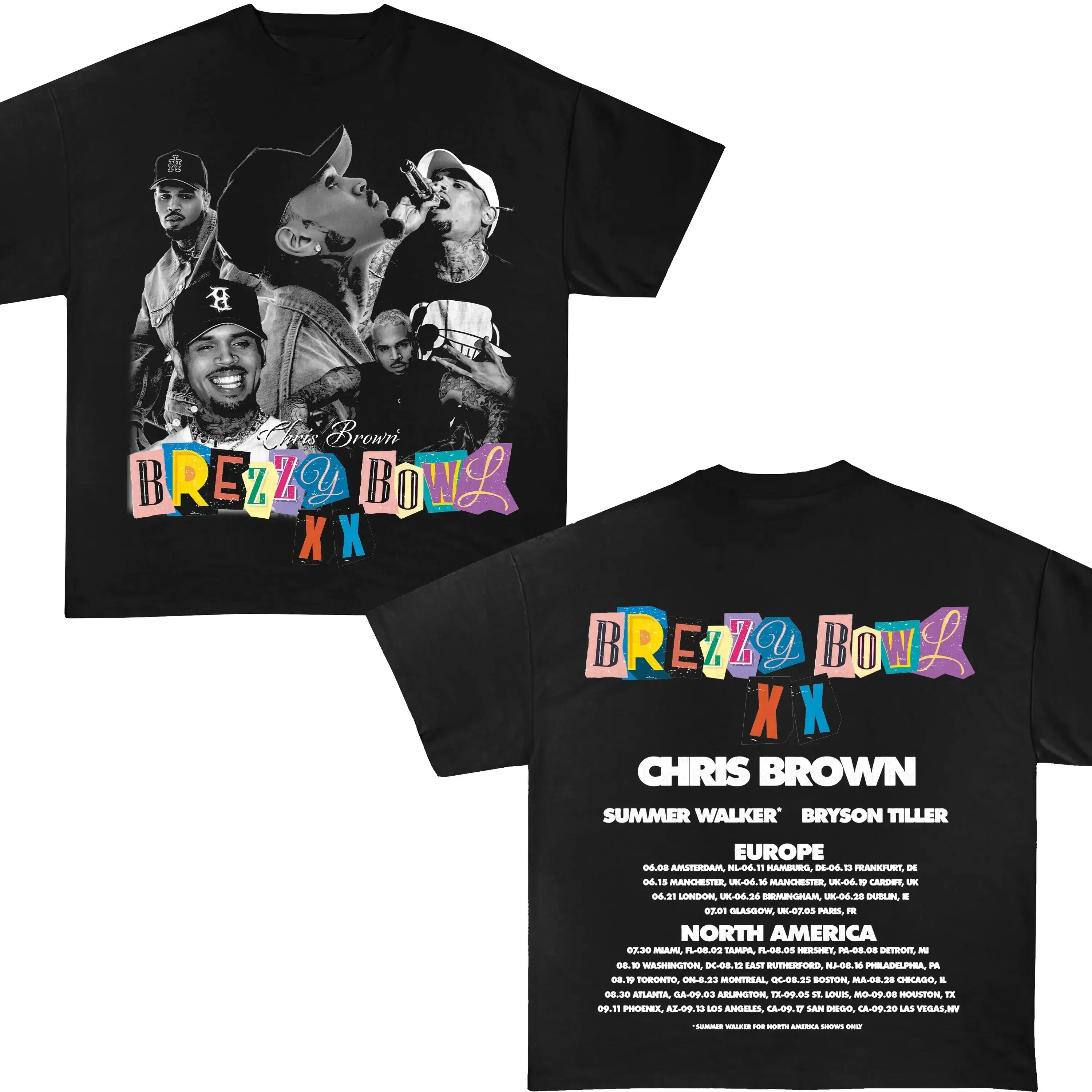 Chris Brown Breezy Bowl Concert T-Shirt
