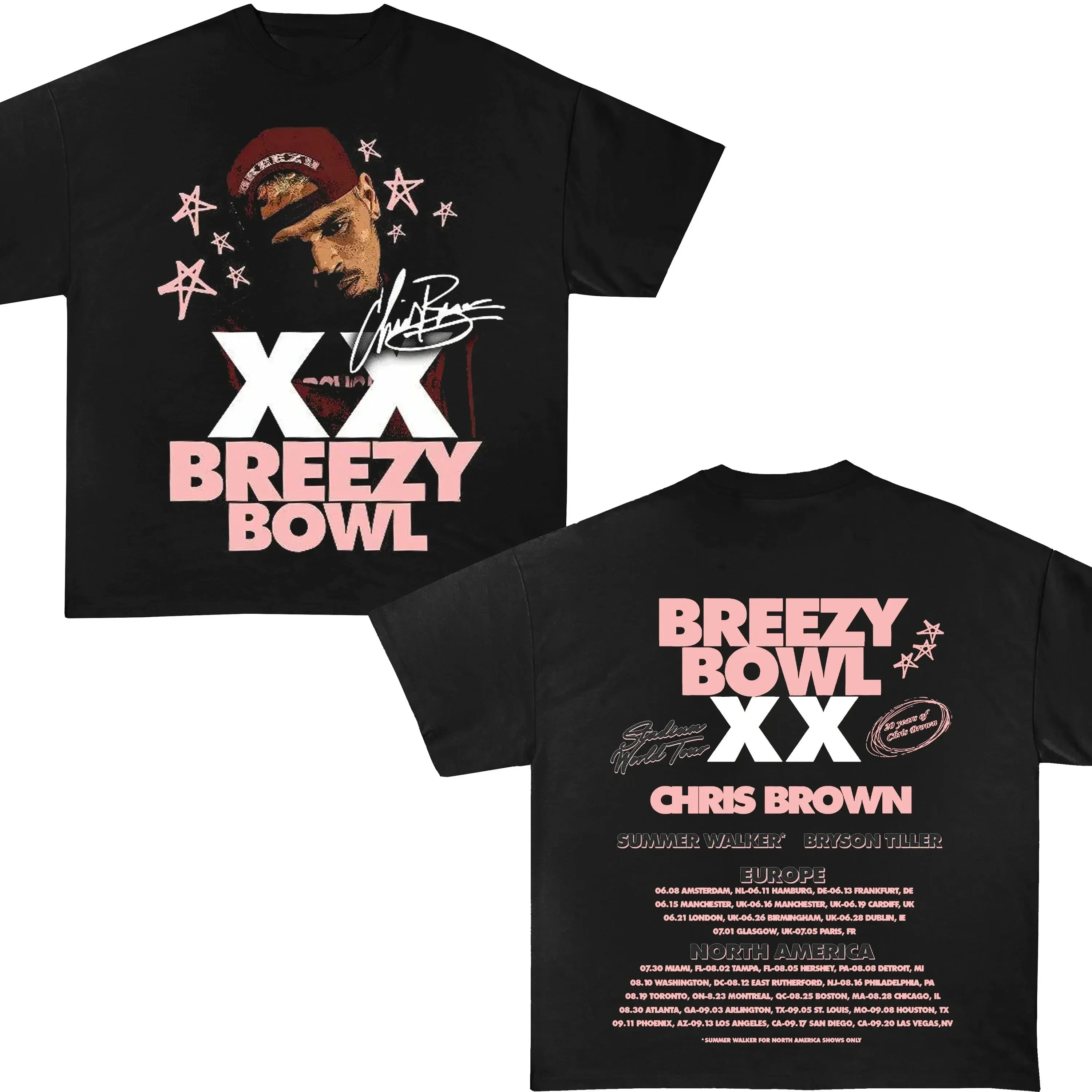Chris Brown Breezy Bowl Concert T-Shirt